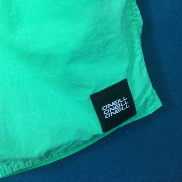 O'Neill Swim Sports Shorts Neon Green Hyperdry Lined - Picture 9 of 12